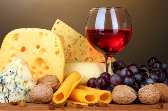 Сыр и вино